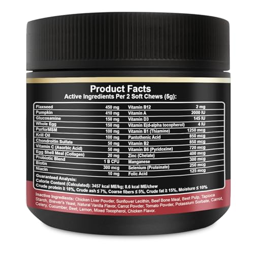 Noble-Beast-Dog-Multivitamin-Supplements-Soft-Chews-with-Probiotics-Glucosamine-Chondroitin-Joint-Support-Digestive-Enzymes-Immune-Support-Vitamins-for-Skin-Coat-Chicken-Flavor-120-Count