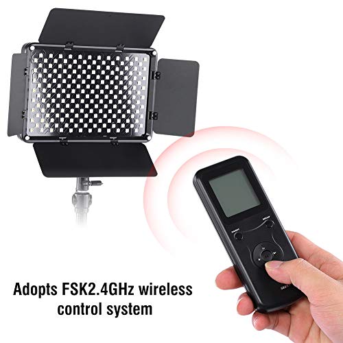 Videoleuchte, VL-S192T Ultraflache, dimmbare Videoleuchte mit Soft-Light-Panel und Netzteil 2,4 G Wireless-LED für DV… – Bild 6