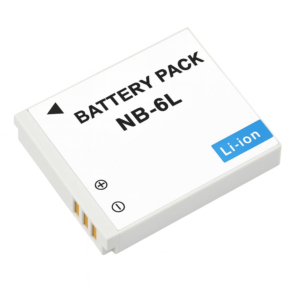 – Battery for Canon Powershot SX170 IS, (SX240 SX260 SX270 SX280 SX500 SX510 SX520 SX530 SX540 SX600 SX610 SX700 SX710) HS camera - Replacement for NB-6L, NB-6LH Battery