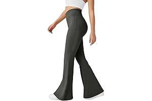 OLMLMT Women's Crossover Flare Leggings