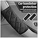 VKQTS 2PCS Car Door Handle Cover,Soft Interior Car Door Handle Scratch Protector with Magic Stick,Universal Cars Grab Handles Cover Cars Interior Accessories for Trucks SUVs