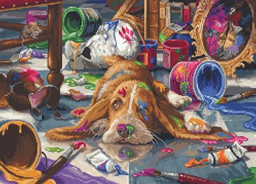 Broderie au point de croix Luca-S B2421 toile aida kit pour adultes art de Picasso