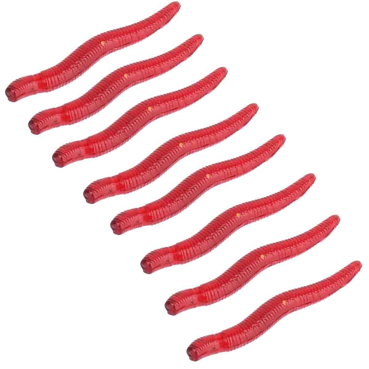 4 cm 100 szt. miękka przynęta zestaw realistyczna sztuczna dżdżownica robak elastyczna guma dżdżownica przynęta wędkarska