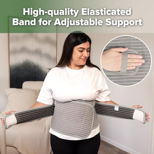 haakaa Postpartum Belly Band, Support Back & Abdomen, Help Natural Delivery & C Section Recovery,Natural Latex,One Size4