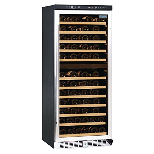 Polar Dual Zone refrigeratore per vino 92 bottiglie commerciale LED display refrigeratore per bevande