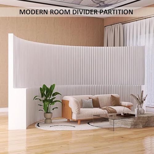 Paravent mural portable pour diviser une pièce Cloison amovible blanche