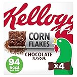 Kellogg's Corn Flakes Chocolate cereal and milk snack bars 4 x 24g