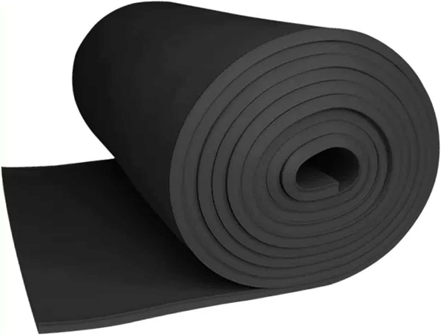 Self-Adhesive Garage Wall Protector - 2cm Thick Foam Corner Guard for Basketball Courts, Gyms & Kindergartens - Available in 1-10m Lengths (Black, 2m/6.5ft)