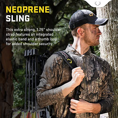 Tenpoint Neoprene Sling - Adjustable 1.25” Shoulder Strap With Thumb Loop - Compatible With All Tenpoint, Wicked Ridge & Horton Crossbows #TOP1