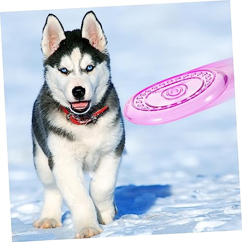 Soucoupe volante chien Mipcase : pack de 4 jouets à mâcher ergonomiques - 6