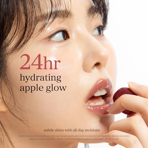 Image of NOONI Korean Lip Oil - Applewine | Long-Lasting, Moisturizing, Plumping, Revitalizing for Dry Lips, Waterproof, No Peel Off, Hydrating Lip Stain, Stocking Stuffers, Gifts For Women, 0.12 FL Oz