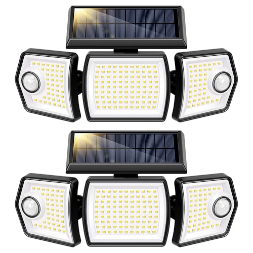VIVOHOME-Linkable-Solar-Flood-Lights-Outdoor-2-Packs-Dual-Motion-Sensor VIVOHOME Linkable Solar Flood Lights Outdoor 2 Packs, Dual Motion Sensor - Image 1