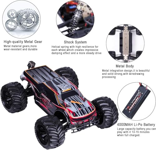 Image of JLBRACINGRC 1 /10 Brushless RC Car for Adults,Fast 50+ mph High Speed RTR RC Truck, 4WD Offroad Monster Truck, 2.4GHZ Radio Controlled Electric Remote Control Car, IPX7 Waterproof Racing Vehicle