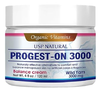 Wild Yam Balancing Cream for Women with Vitamin E, Coconut Oil & Hyaluronic Acid 1500mg Natural Extract Menopause & Skin Support, 4 oz