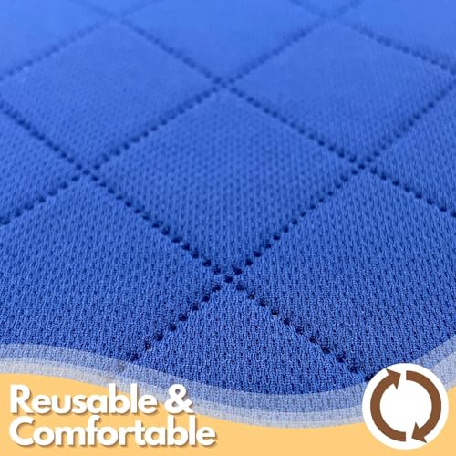 Image of Dog Playpen Mat Square 48x48 Inch Reusable Puppy Pads Washable Whelping Pads Leakproof Potty Training Pads Absorption Kitten Cat Pee Pads Pet Play Mat
