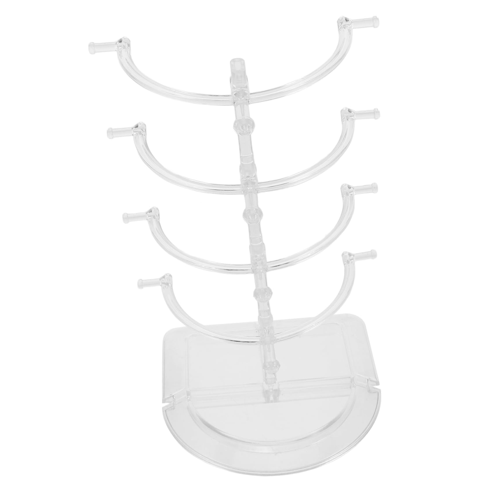 JECOMPRIS Glasses Display Stand Glasses Shelf Eyeglass Organizer Sunglass Holder Organizer Glasses Stand for Multiple Glasses Sunglasses Display Organizer Sunglass Shelf Plastic Transparent