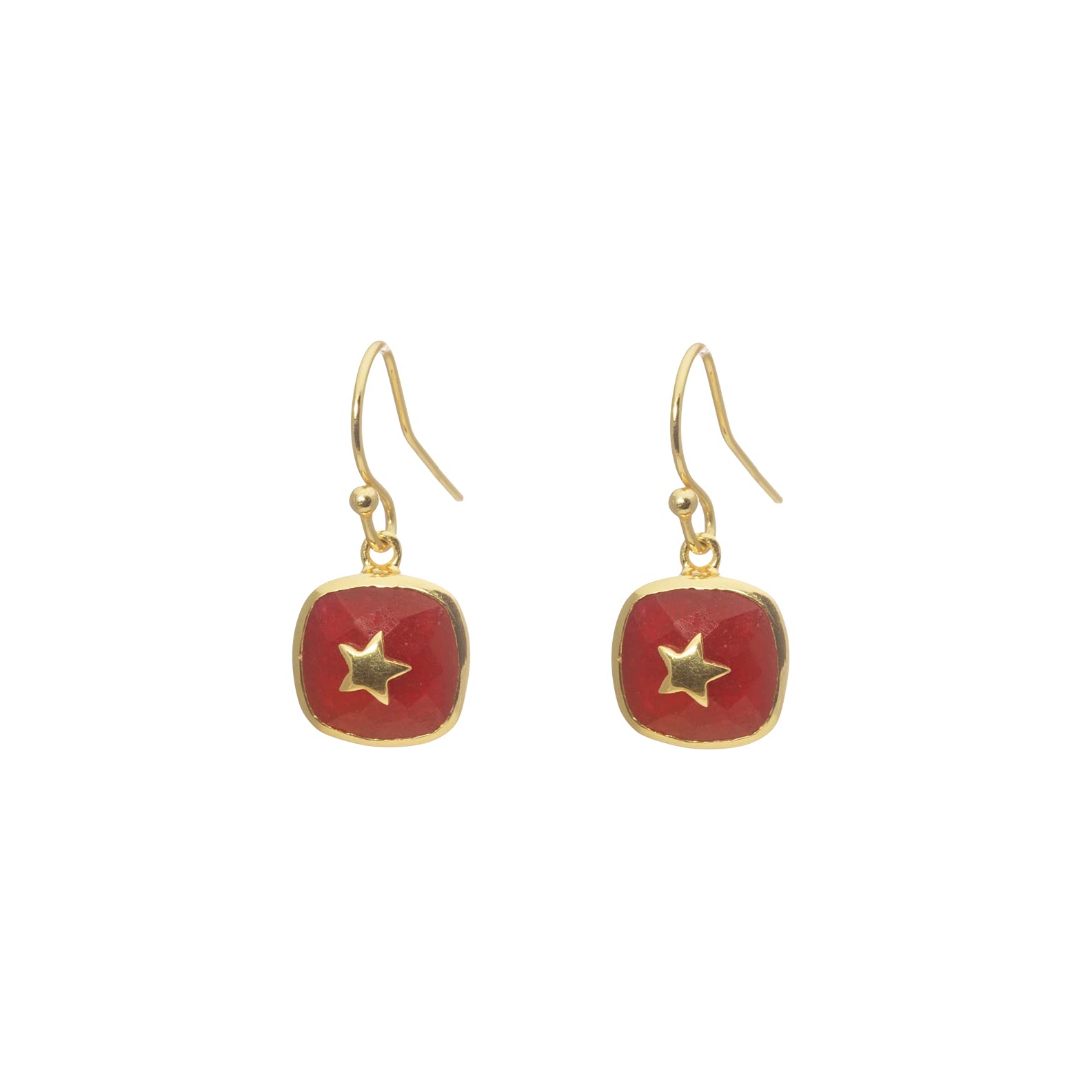 7th HeavenThe USA Collection Gemstone Star Earrings