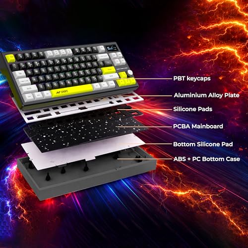 Ant Esports APEX200 84-Key RGB Mechanical Gaming Keyboard Black - Image 3