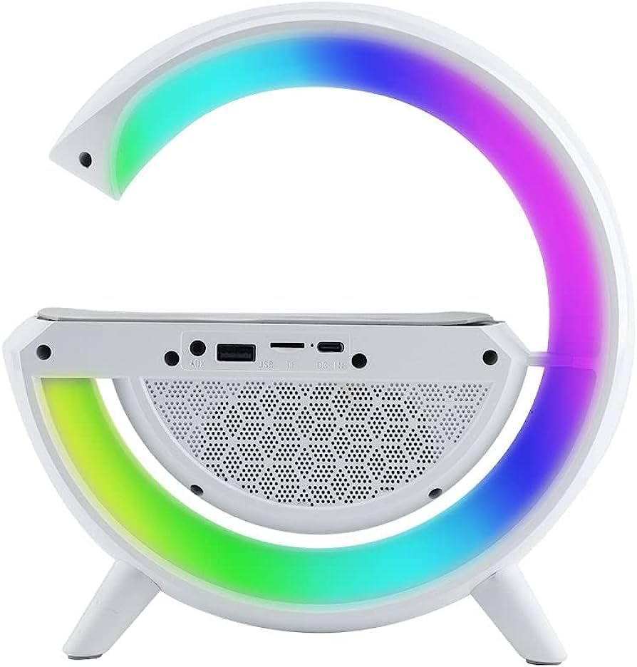mobicell Google Lamp | Bluetooth Speaker | Table Lamp | Wireless Charger for Mobiles | Lamp with FM Radio | RGB Light | for Bedroom, Office, Restaurant, Birthday Gift | Corporate Gifting (B0CKF766PT) Amazon Price History, Amazon Price Tracker