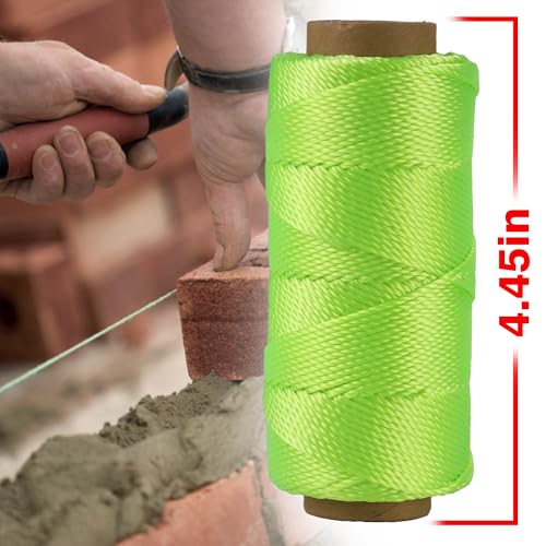 Dekton 24pc Masonary Brick Line 225ft (70m) Hi Vis Green - Línea de albañilería de alta visibilidad miniatura 7