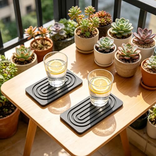 Alfombra de secado para vajilla y escurridor flexible protector de muebles y lavabos 3