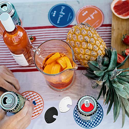 Cisixin 15 Stück Getränkedosen-Verschlüsse Getränkedosen Deckel Bierdosendeckel Dosendeckel Verschluss… - Image 7