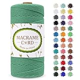 LEREATI Hilo Macrame 2mm x 200m, Navidad Decoración