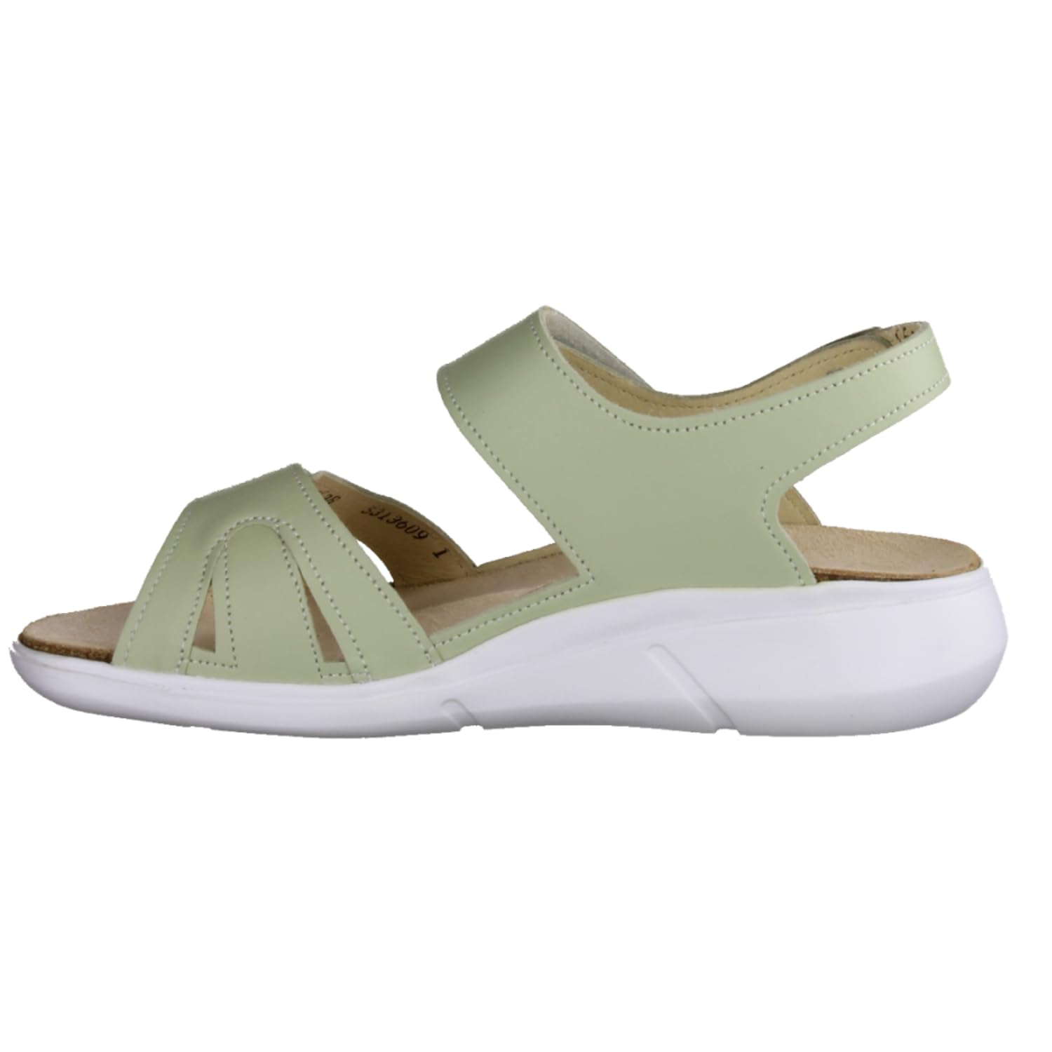 Finn Comfort Nadi Mint (Hellgrün) - Sandale mit loser Einlage - Marken, Grün, leder (feel)