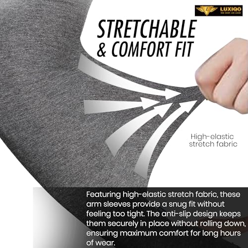 Image of Osmo Fibre Arm Sleeves - SPF 50+ UV Protection, Ultra-Soft Cooling Compression Fabric, Breathable & Odour-Resistant Sun Sleeves | Running, Cycling, Gym & Outdoor Sports