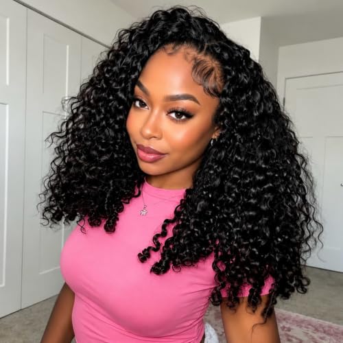 20-inch Burmese curly 3-in-1 half wig — spiral ends, 103 ratings at 4.3 stars.