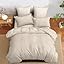 Tannish Linen Grey/Brown Striped