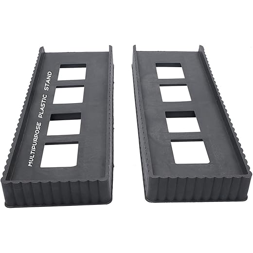 Heavy Duty Plastic Almirah Stand 2 Pc Set