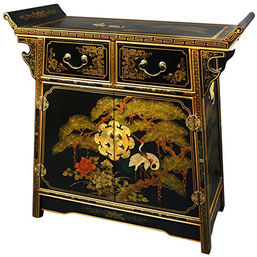 Oriental Furniture Lacquer Altar Cabinet