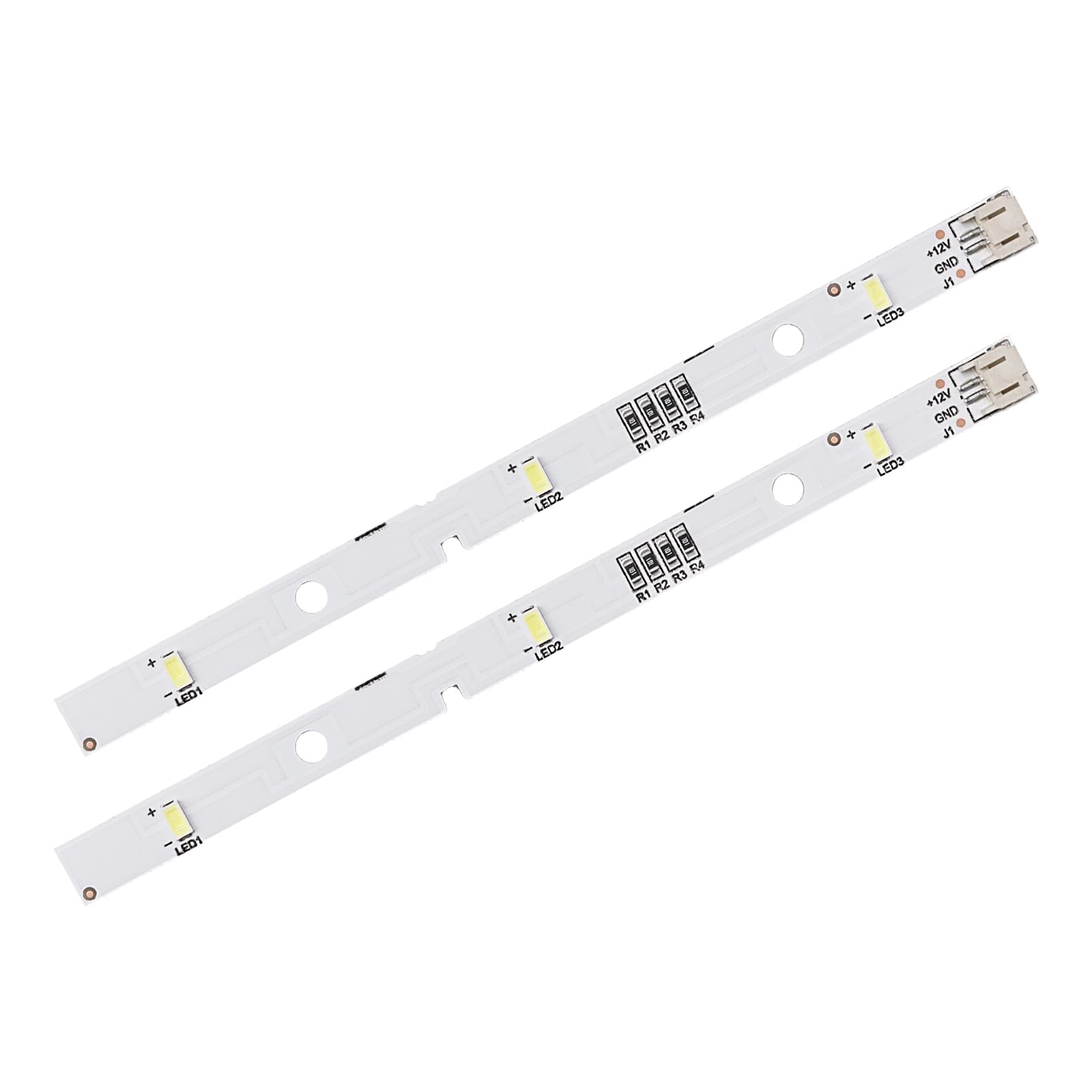 Lot De 2 Barres Lumineuses LED Pour Réfrigérateur RONGSHENG – Référence E349766 MDDZ-162A – 12V 2W – Longueur 16 Cm – Installation Facile