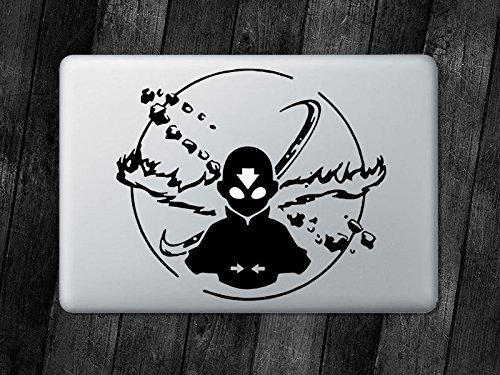 Fusion Graphix Avatar Sticker Last Airbender Laptop Vinyl Sticker (Black) (B075D9PJPW) Amazon Price History, Amazon Price Tracker