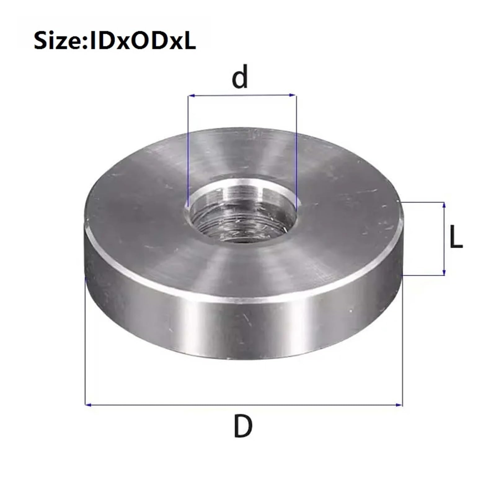 Arandelas de casquillo metálico, 10 Uds diámetro 12 16MM junta de buje M6 sin rosca arandela plana espaciador separación hueco(L 20mm,D6.2xD12xL (10pcs))