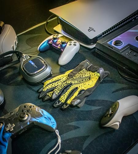 Ironclad Console Gaming Gloves, Precision Fit, Performance Grip, Touchscreen Compatible, Machine Washable, (1 Pair) - Image 4