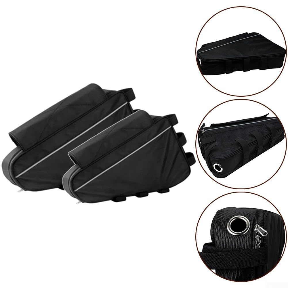 1 batterie de véhicule électrique 36 V 48 V 60 V 72 V pour vélo électrique triangle sac de batterie noir (M)