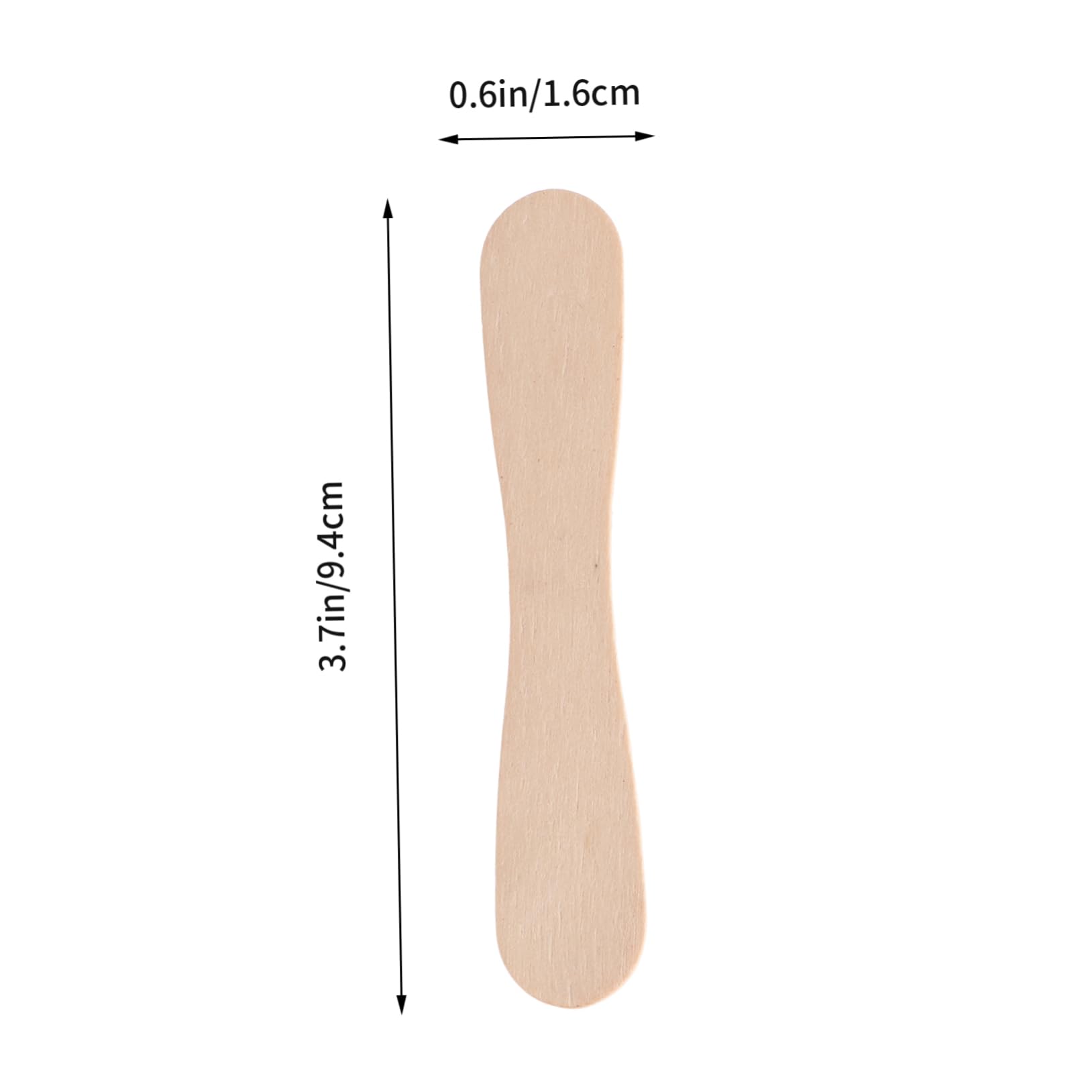 OFFSCH 50pcs Wooden Dessert Spoons Natural Wood Taster Spoons for Ice Cream and Sample Tasting Alternative Smooth and Strong Design