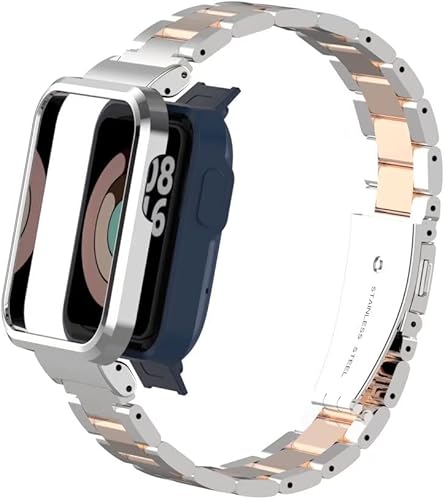 Miniatura 1 de Compatible con Xiaomi Mi Watch LiteRedmi Watch Lite, correa de repuesto de metal de acero inoxidable compatible con Xiaomi Mi Watch LiteRedmi Watch
