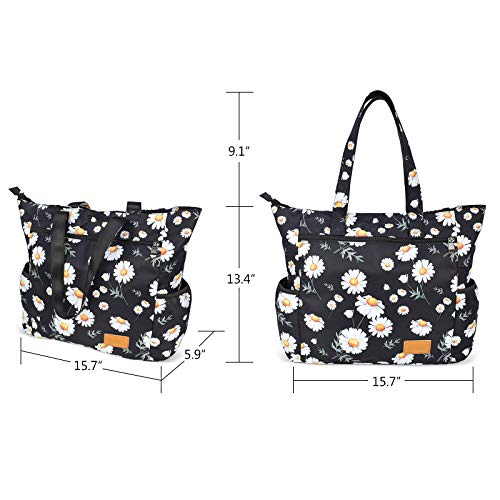 Image of CLOUDMUSIC Shoulder Tote Bag For Nurses Teachers Work Gym Travel Beach Women With Large Capacity Waterproof