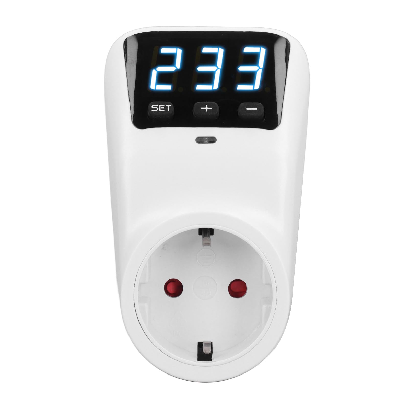 Protector contra Sobretensiones, Protector Regulador De Voltaje De Montaje En Pared para Electrodomésticos, Salida De Caída De Voltaje 230V 16A 3680 Vatios Pantalla LED