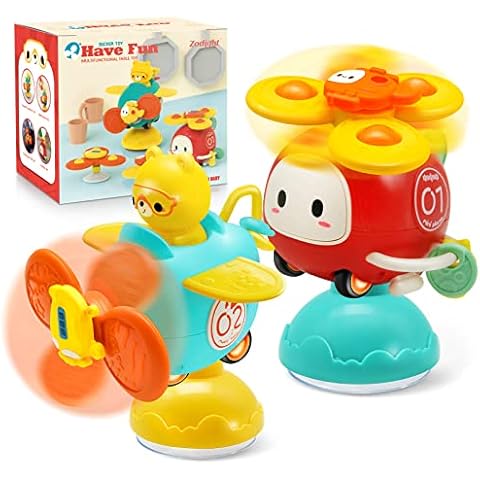 Zodight Airplane Toys for Toddlers - Aeroplane Toys Car for Kid 1 2 3 Year Old - Helicopter Toy with Rotating Propeller - Plane Car Toys Set for Boys and Girls Cover