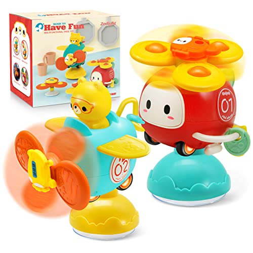 Juguete de Baño para Bebé Estilo Avión, Juguete de Avión de Succión para Bebé, Juguetes de Aprendizaje Desmontables, Regalos de Cumpleaños para Niños de 2 a 3 Años Juega al Aire Libre en Interiores Cover
