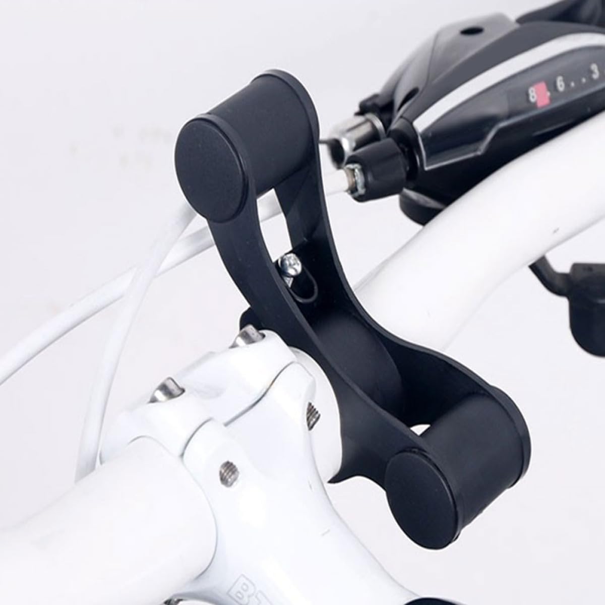 Bike Handlebar Extension Led Light Bar Mounts Flashlight Bracket Clip Bicycle Headlight Accessory Bike Part