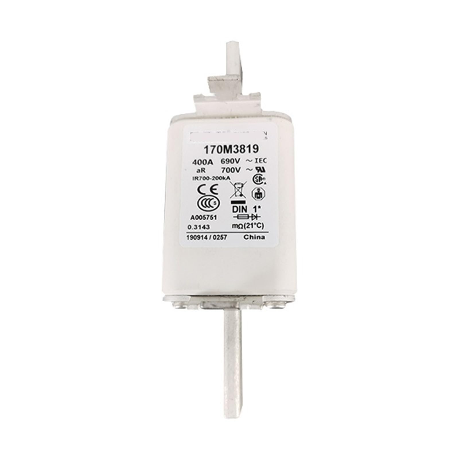 Fusible rápido 170M3818D 170M3819 para solucionar sobrecargas 2