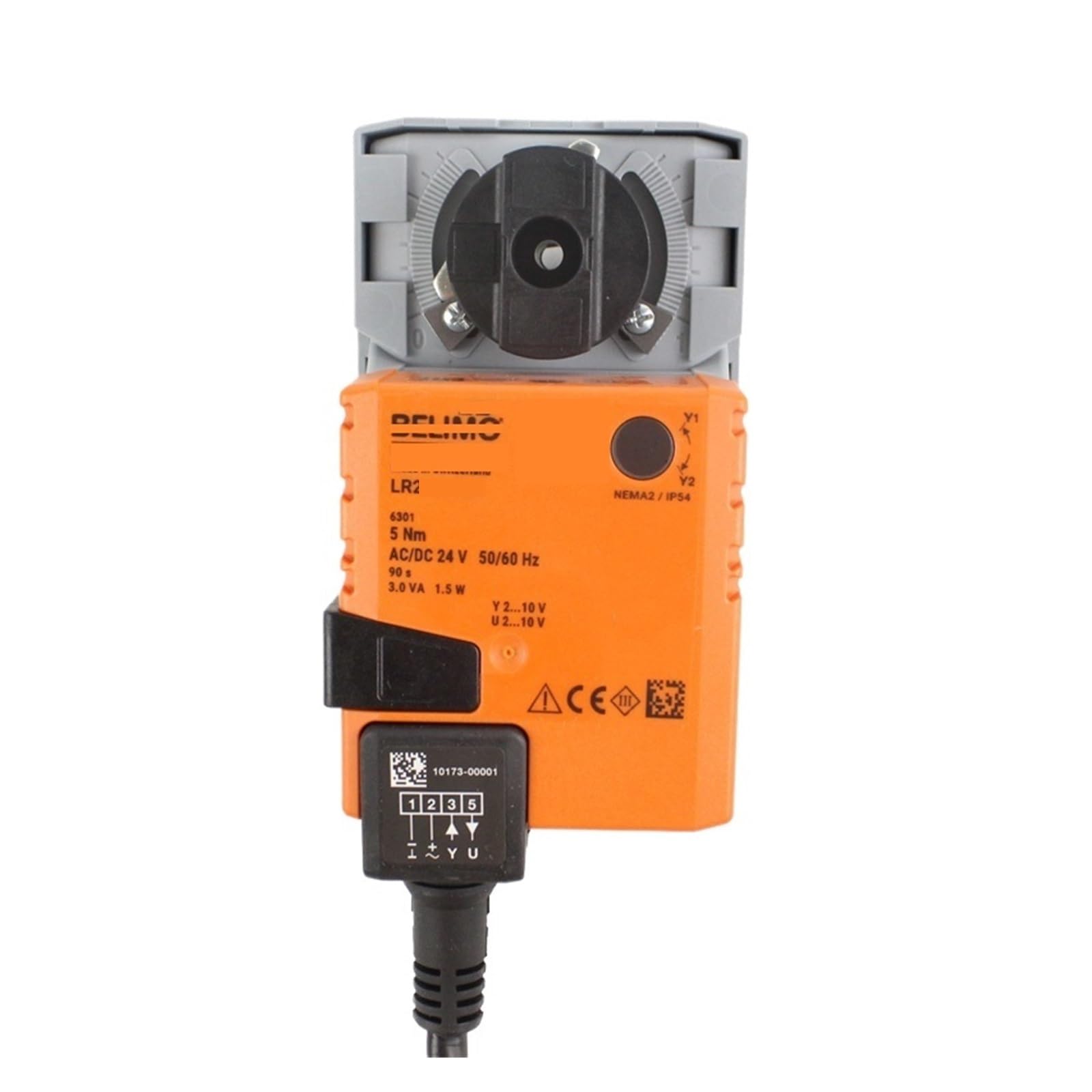 LR24A-SR, LR24A-SZR AC24V DC24V 5NM Modulating Rotary Actuator for Ball Valves Control Modulating 2-10V(LR24A-SZ)