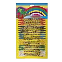 VYNZOR 1 Set (100 Pcs) Braccialetti Amicizia, Braccialetti Portafortuna, Braccialetti Dell'Amicizia Colorati Intrecciati, Stile Estivo Portafortuna, Per Mare Regalo Festa Bambini Unisex