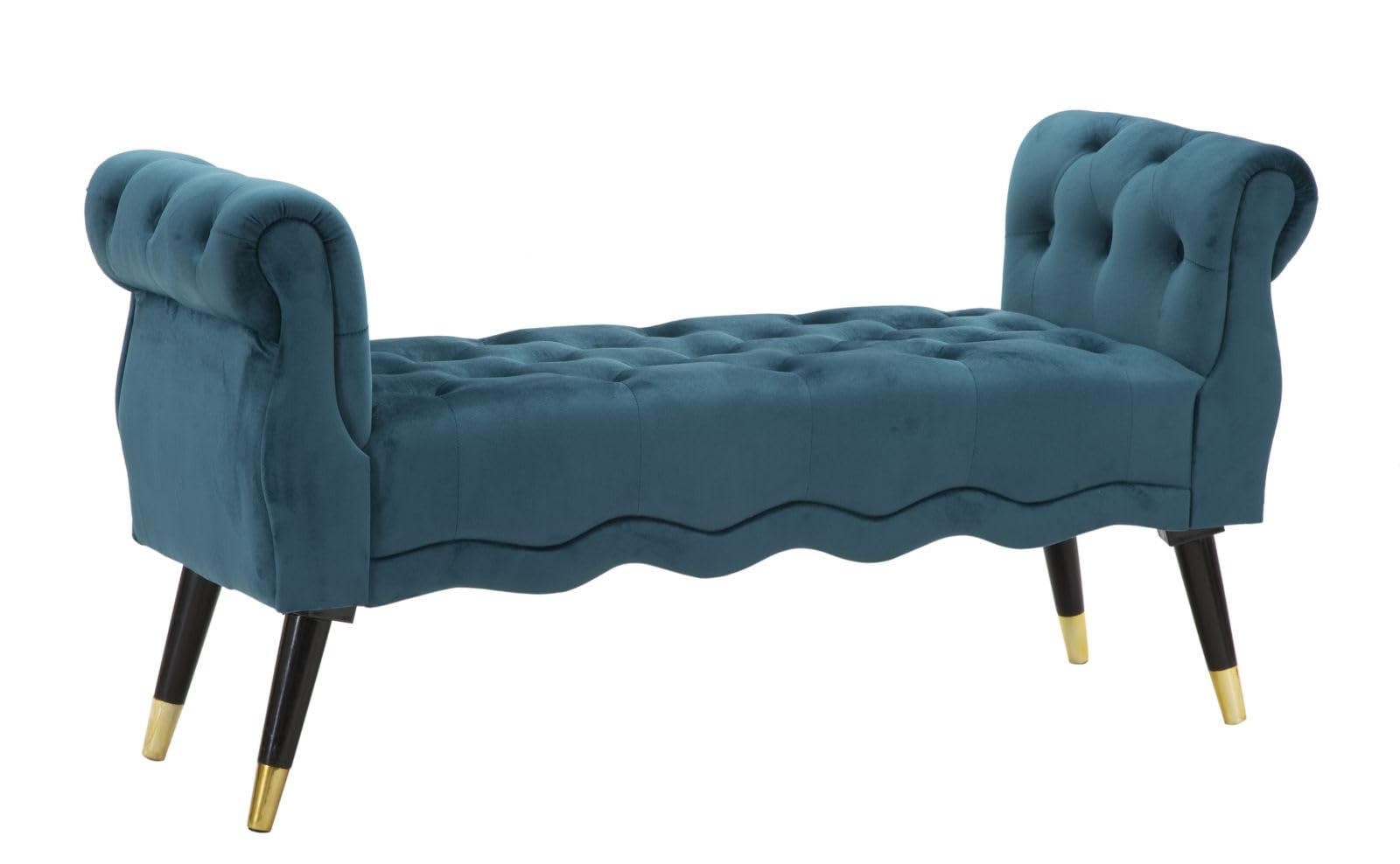 Panchetta Paris Ottanio banco de entrada elegante color oro y azul