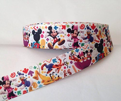 Amazon Co Jp ディズニー ミッキーマウス ミニーマウスなど キャラクター リボン 紐 チロリアンテープ 90cm A ホビー 通販